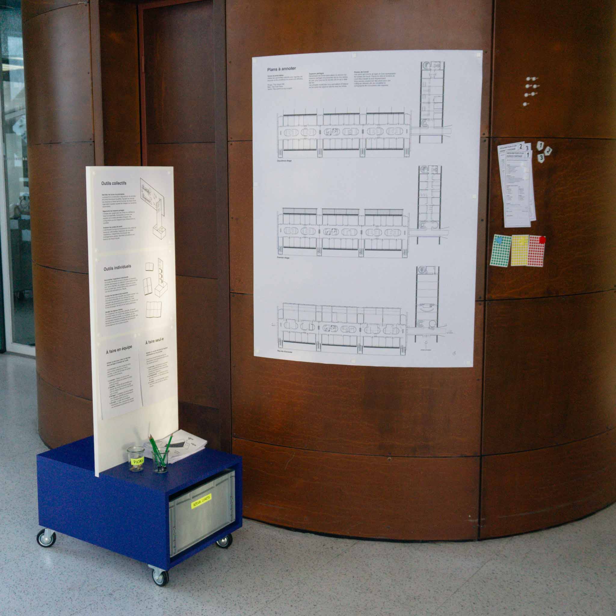Dispositif d'analyse installé dans le bâtiment